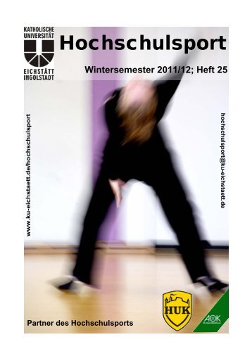 Heft 25 Partner des Hochschulsports - Katholische Universität ...