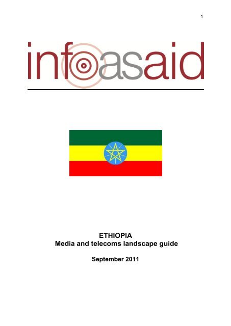 Ethiopia Media and Telecoms Landscape Guide - Infoasaid