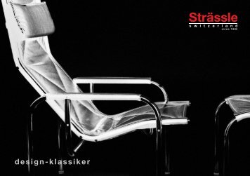 Design Kassiker - Strässle switzerland