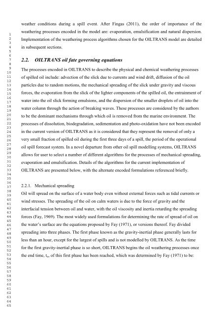 The oil spill model OILTRANS and its application to the Celtic Sea ...