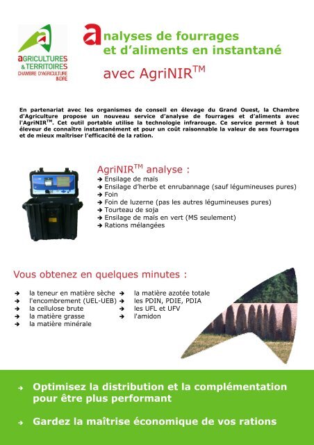 Plaquette_Agrinir.pdf - Chambre d'agriculture de l'Indre
