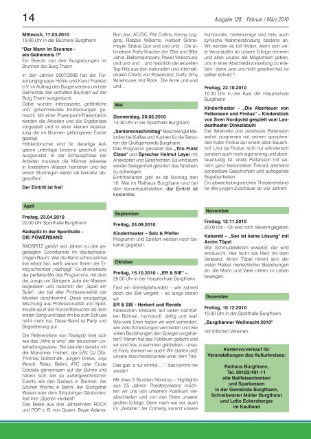 Mitteilungsblatt Gemeinde Burgthann