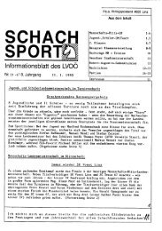 I nformationsblatt des LVOO - Schachverein HÃ¶rsching