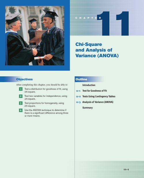 Chapter 11 Chi-Square and Analysis of Variance (ANOVA) - W