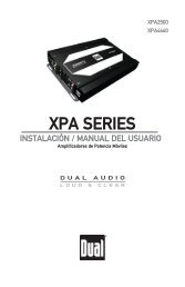 XPA SERIES - Dual Electronics