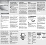 Samsung E1107 Bedienungsanleitung.pdf ... - Fonmarkt.de