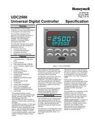 UDC2500 Universal Digital Controller ... - Industrial Controls