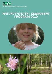 naturutflykter i kronoberg program 2010 - Uppvidinge kommun