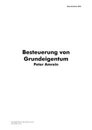 Besteuerung von Grundeigentum - Steuern Luzern