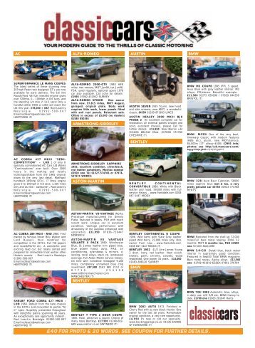 *Classic Cars Internet Sep - Classic Cars magazine