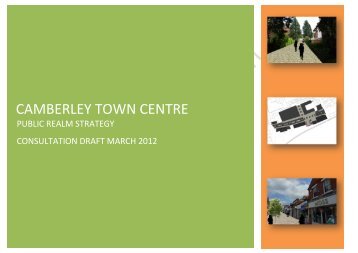 CAMBERLEY TOWN CENTRE - Surrey Heath Borough Council