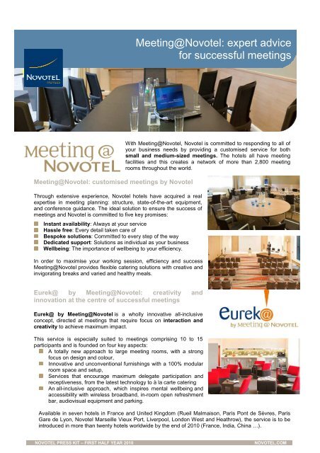 NOVOTEL PRESS KIT_Feb 2010