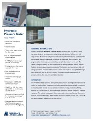 Hydraulic Pressure Tester - Interface Catheter Solutions