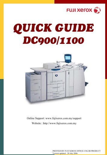 Document Centre 1100/900 - Fuji Xerox Malaysia