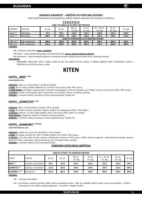 KRF- Hoteli - Euroturs