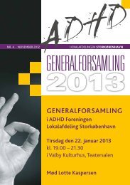 generAlforsAmling - ADHD: Foreningen