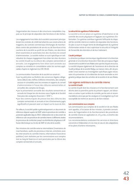 Rapport de gestion du conseil d'administration ... - Groupe Go Sport