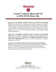 Coastal Synthetic Blend 10W-40 20W-50.pdf - Warren Oil Company ...