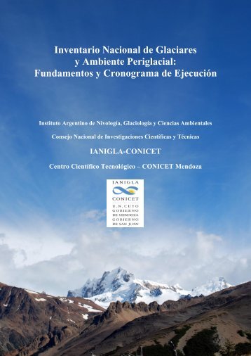 Inventario Nacional de Glaciares y Ambiente Periglacial: Estrategias ...