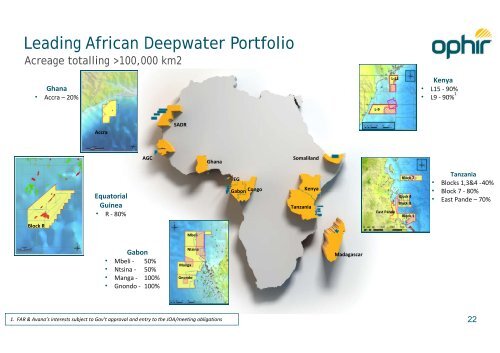 presentation - Ophir Energy