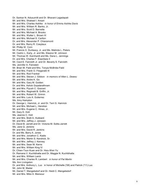 class 2008 - 2011 - Cary Academy