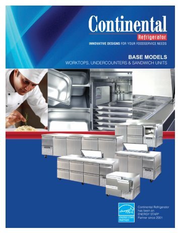 BASE MODELS - Continental Refrigerator