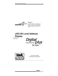 LRC120 Manual - Lenz USA