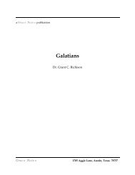 Galatians - Grace Notes