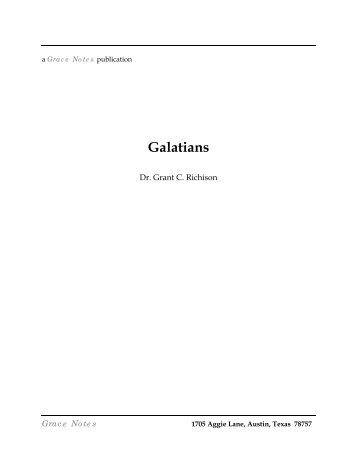 Galatians - Grace Notes