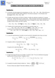 Correction Fiche exercices - Physagreg