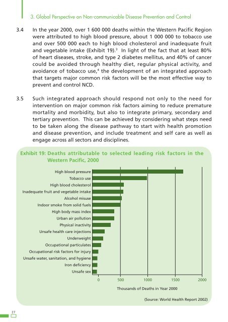 Global Perspective on Non-communicable Disease Prevention and ...