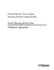 Standardized Profit Sharing/401(k) Plan (Adoption Agreement 011)