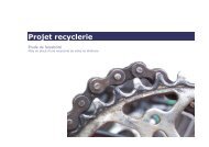 Projet recyclerie - Pro Velo
