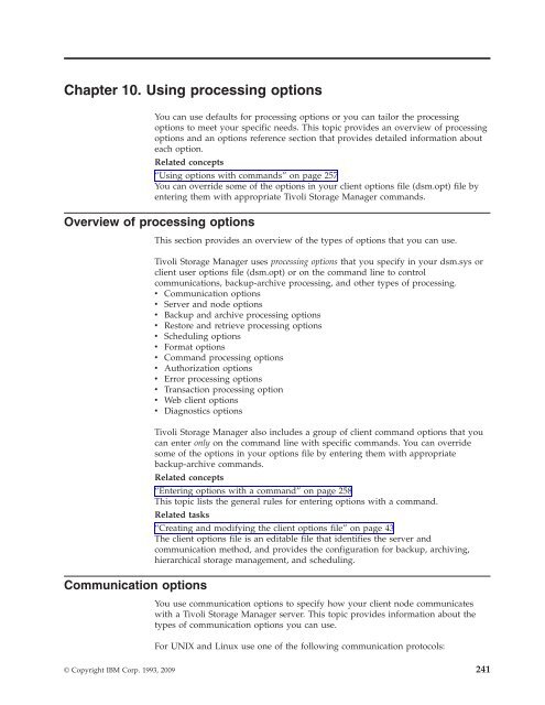 IBM Tivoli Storage Manager for UNIX and Linux Backup-Archive ...