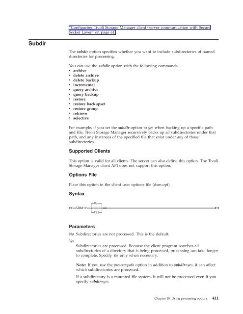 IBM Tivoli Storage Manager for UNIX and Linux Backup-Archive ...