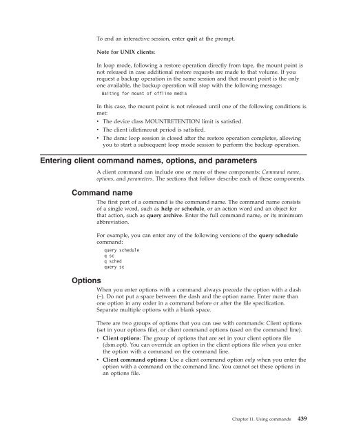 IBM Tivoli Storage Manager for UNIX and Linux Backup-Archive ...