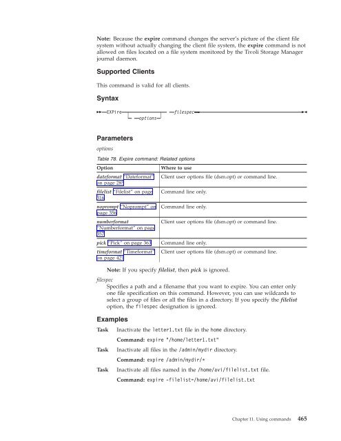 IBM Tivoli Storage Manager for UNIX and Linux Backup-Archive ...