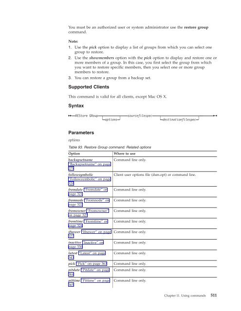 IBM Tivoli Storage Manager for UNIX and Linux Backup-Archive ...