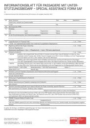 SAF/MEDIF Formular - Edelweiss Air