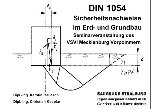 DIN 1054 - VSVI MV