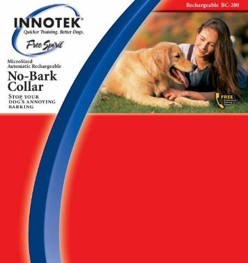 Innotek Rechargeable Bark Collar - BC-200 - RadioFence.com