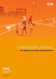 Standard Evaluation Framework for physical activity interventions