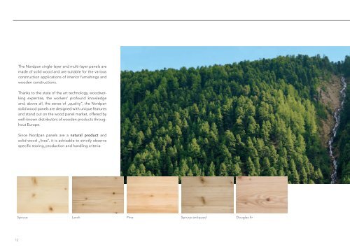 Five-layer solid wood panel - Nordpan