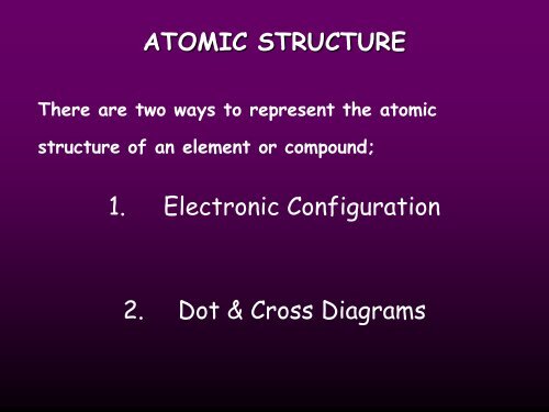 Atomic structure