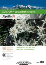 ALPAFLOR® EDELWEISS extracts The beautiful ... - Centerchem, Inc.