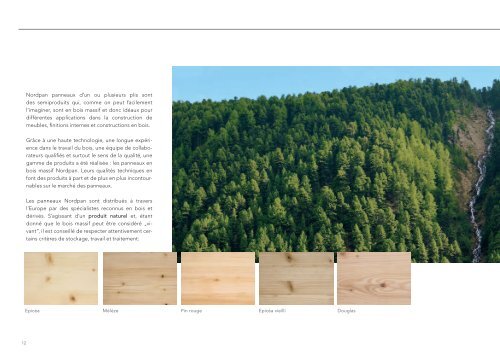 Panneaux en bois massif 3-plis - Nordpan