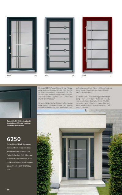 Glas und Eleganz Haustüren Katalog - WINDOR Fensterwerk