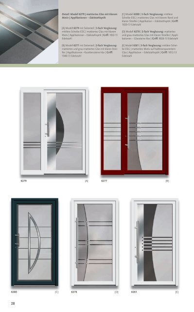 Glas und Eleganz Haustüren Katalog - WINDOR Fensterwerk