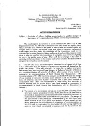 Seniority of officers holding posts/grades in grades merged in ...