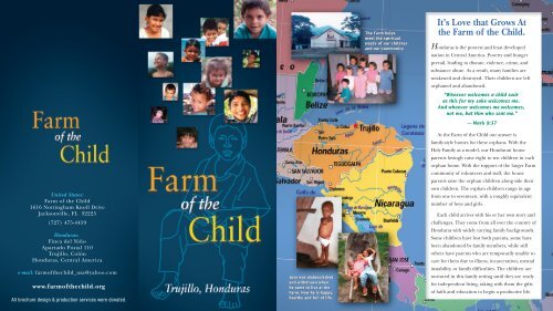 Farm Of the Child Overview Brochure